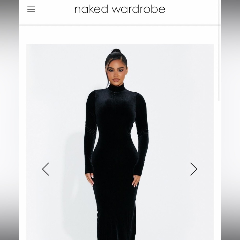 Naked wardrobe The Velvet Chic Maxi.